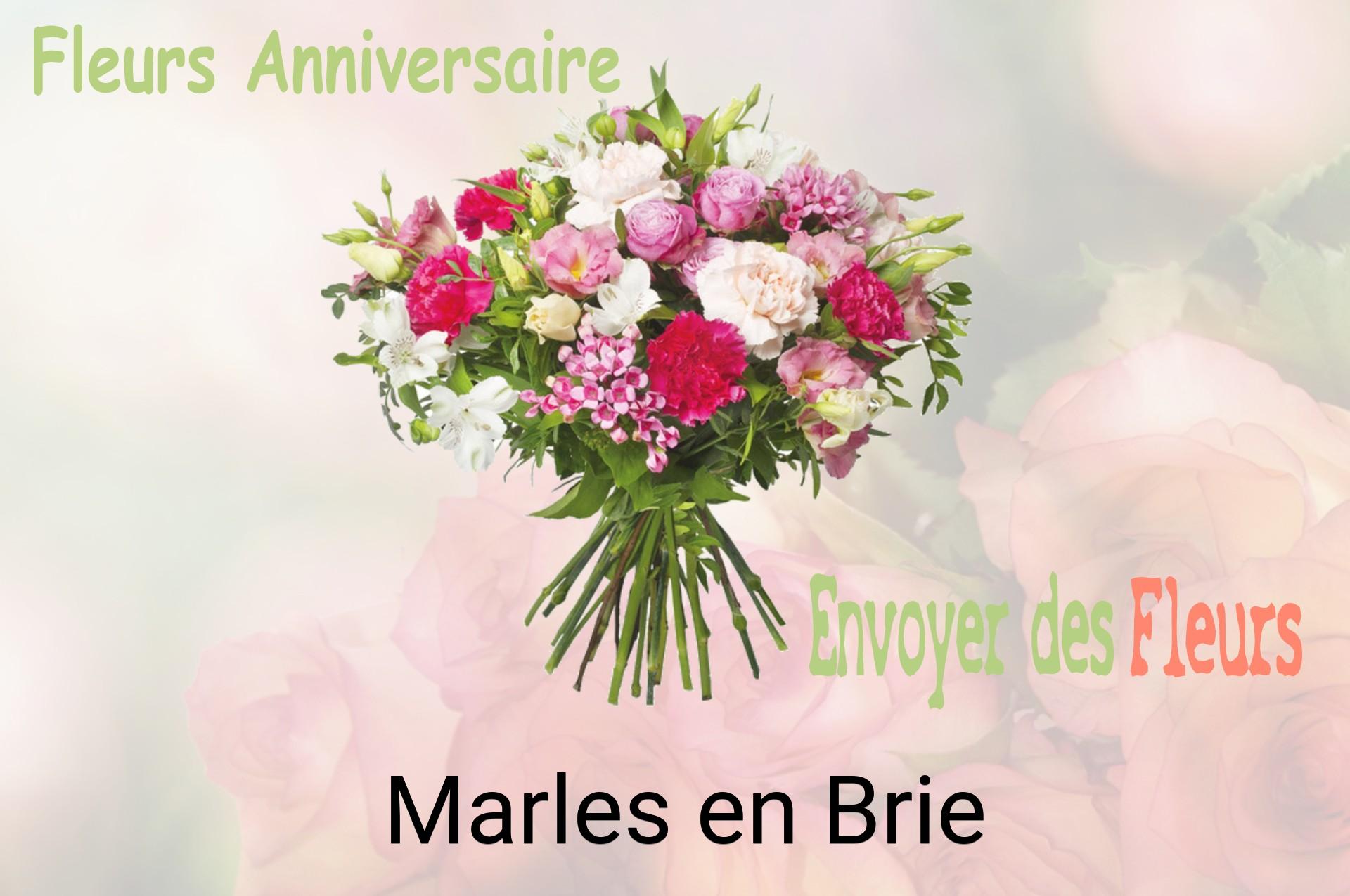 Bouquet de fleurs d’anniversaire livré à Marles-en-Brie